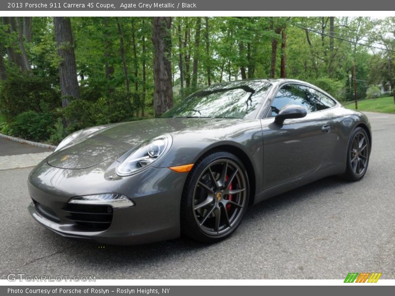 Agate Grey Metallic / Black 2013 Porsche 911 Carrera 4S Coupe