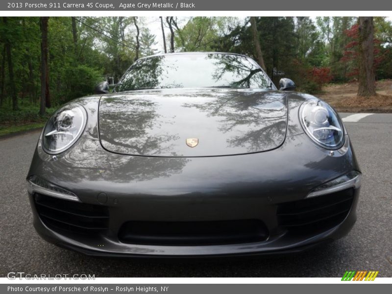 Agate Grey Metallic / Black 2013 Porsche 911 Carrera 4S Coupe