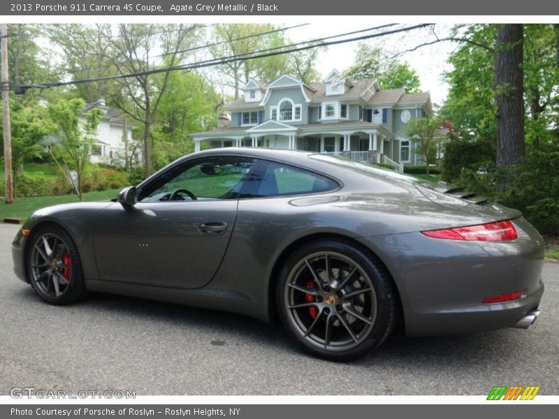 Agate Grey Metallic / Black 2013 Porsche 911 Carrera 4S Coupe