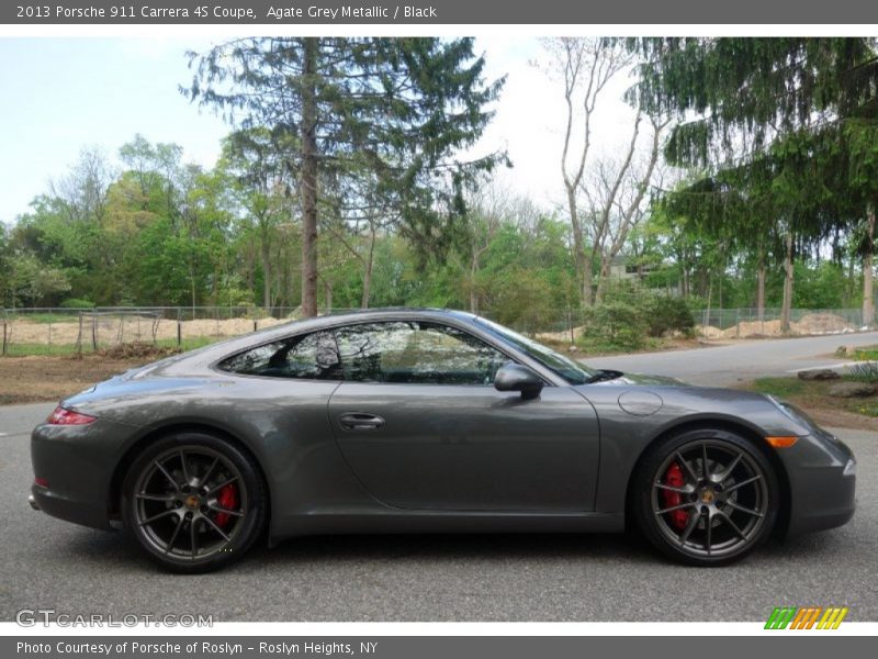 Agate Grey Metallic / Black 2013 Porsche 911 Carrera 4S Coupe