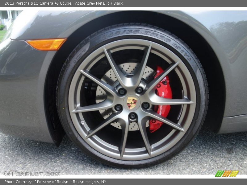 Agate Grey Metallic / Black 2013 Porsche 911 Carrera 4S Coupe