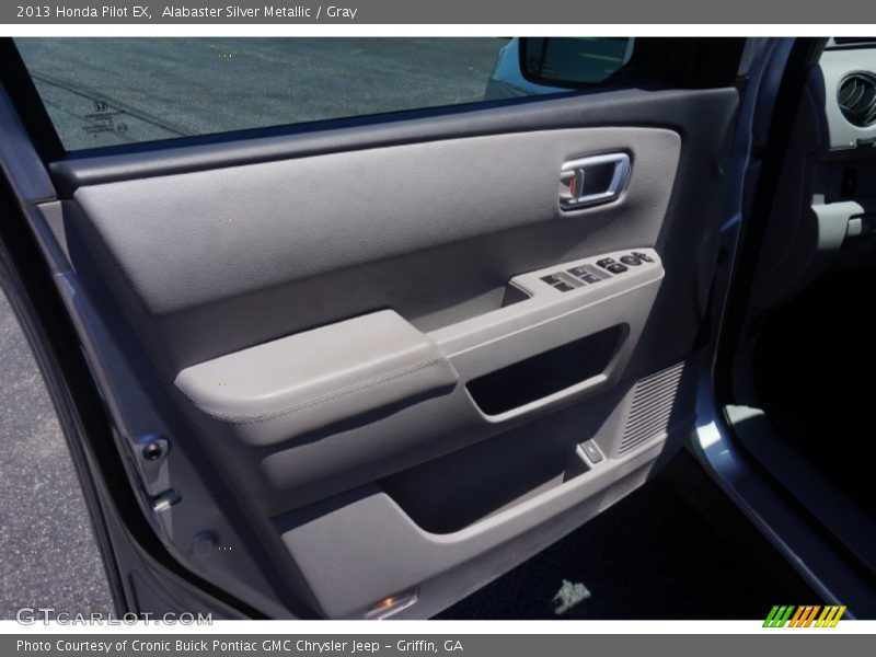 Alabaster Silver Metallic / Gray 2013 Honda Pilot EX
