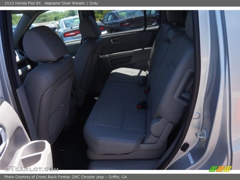 Alabaster Silver Metallic / Gray 2013 Honda Pilot EX