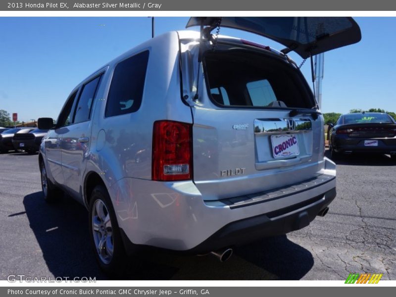Alabaster Silver Metallic / Gray 2013 Honda Pilot EX