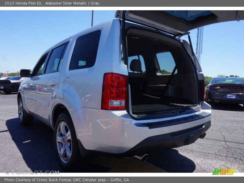 Alabaster Silver Metallic / Gray 2013 Honda Pilot EX