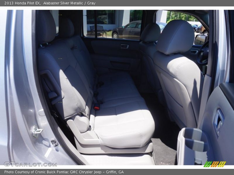 Alabaster Silver Metallic / Gray 2013 Honda Pilot EX