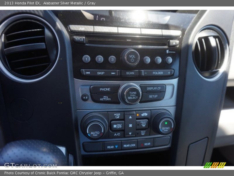 Alabaster Silver Metallic / Gray 2013 Honda Pilot EX