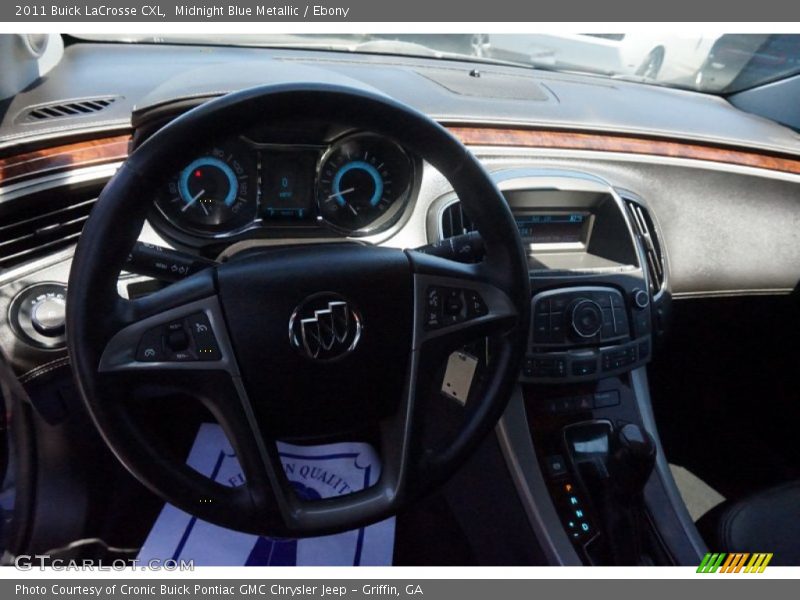 Midnight Blue Metallic / Ebony 2011 Buick LaCrosse CXL