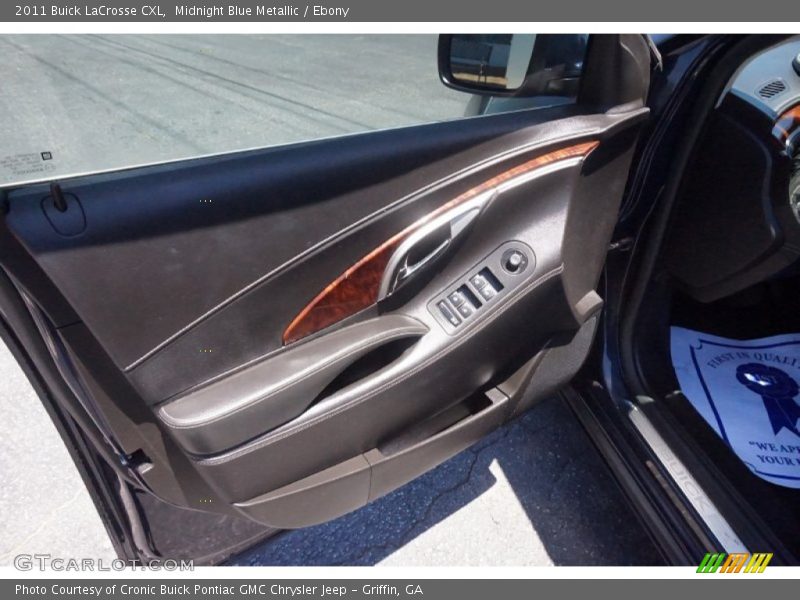 Midnight Blue Metallic / Ebony 2011 Buick LaCrosse CXL