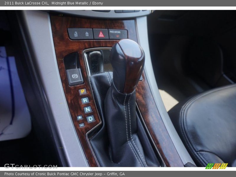 Midnight Blue Metallic / Ebony 2011 Buick LaCrosse CXL
