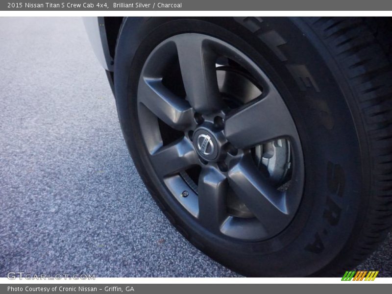 Brilliant Silver / Charcoal 2015 Nissan Titan S Crew Cab 4x4