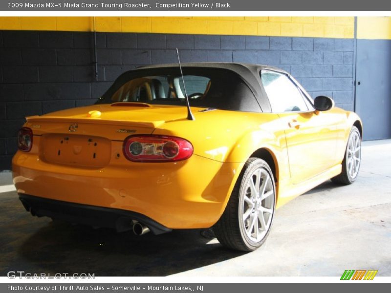 Competition Yellow / Black 2009 Mazda MX-5 Miata Grand Touring Roadster