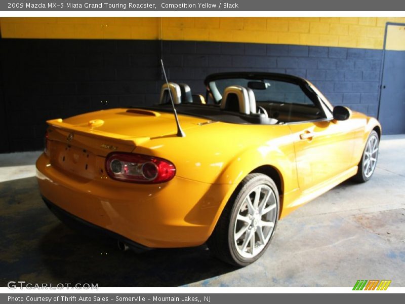 Competition Yellow / Black 2009 Mazda MX-5 Miata Grand Touring Roadster