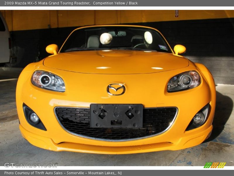 Competition Yellow / Black 2009 Mazda MX-5 Miata Grand Touring Roadster
