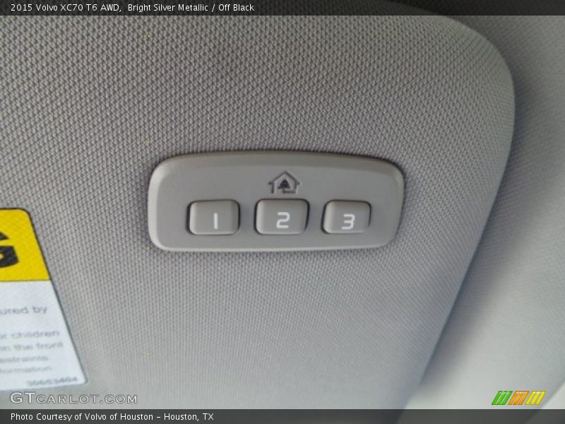 Bright Silver Metallic / Off Black 2015 Volvo XC70 T6 AWD