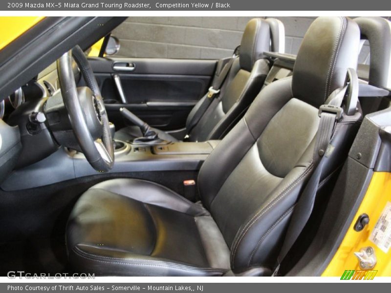 Competition Yellow / Black 2009 Mazda MX-5 Miata Grand Touring Roadster