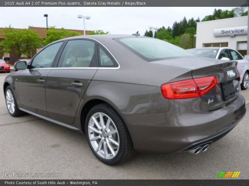 Dakota Gray Metallic / Beige/Black 2015 Audi A4 2.0T Premium Plus quattro
