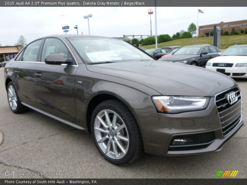Dakota Gray Metallic / Beige/Black 2015 Audi A4 2.0T Premium Plus quattro