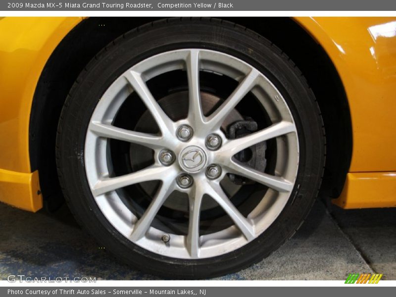 Competition Yellow / Black 2009 Mazda MX-5 Miata Grand Touring Roadster