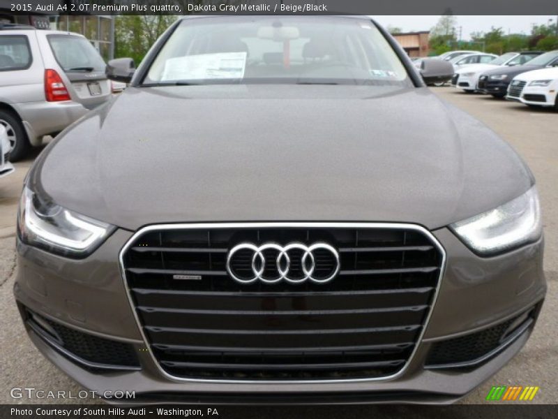 Dakota Gray Metallic / Beige/Black 2015 Audi A4 2.0T Premium Plus quattro