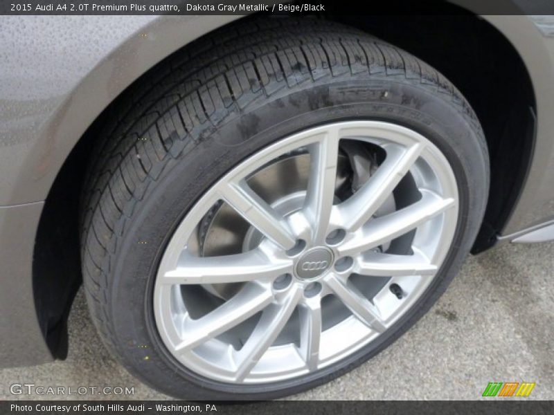 Dakota Gray Metallic / Beige/Black 2015 Audi A4 2.0T Premium Plus quattro