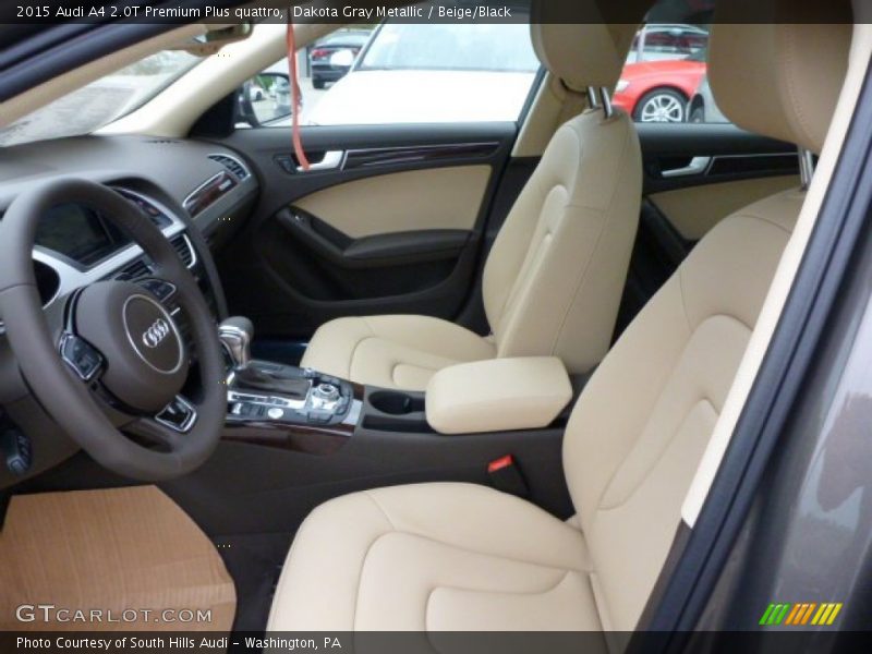 Dakota Gray Metallic / Beige/Black 2015 Audi A4 2.0T Premium Plus quattro