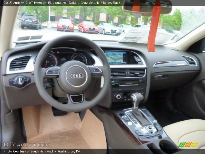 Dakota Gray Metallic / Beige/Black 2015 Audi A4 2.0T Premium Plus quattro