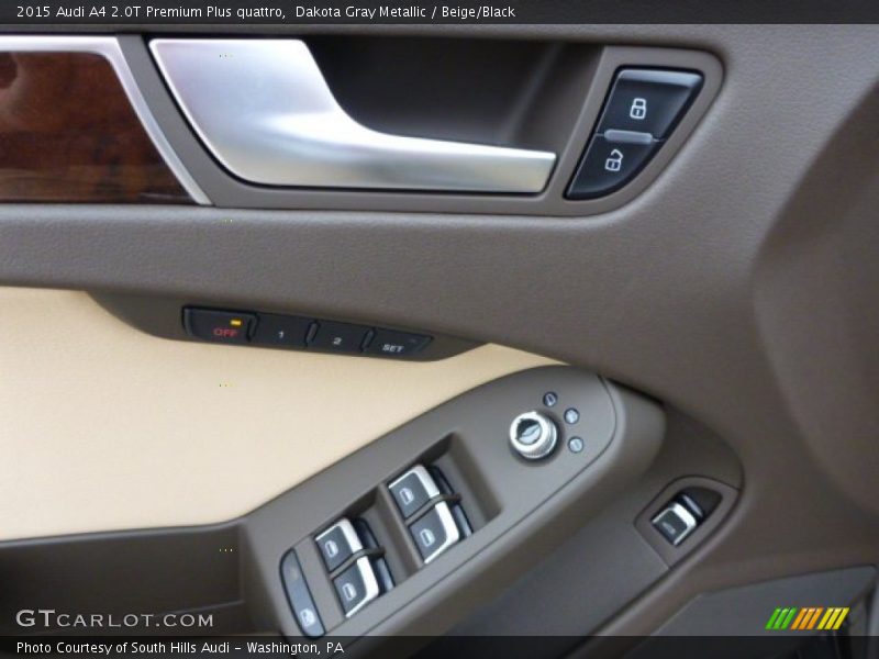 Dakota Gray Metallic / Beige/Black 2015 Audi A4 2.0T Premium Plus quattro