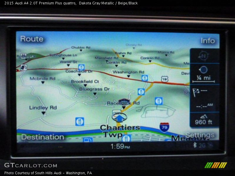 Dakota Gray Metallic / Beige/Black 2015 Audi A4 2.0T Premium Plus quattro