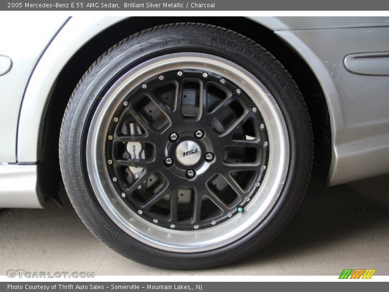 Brilliant Silver Metallic / Charcoal 2005 Mercedes-Benz E 55 AMG Sedan