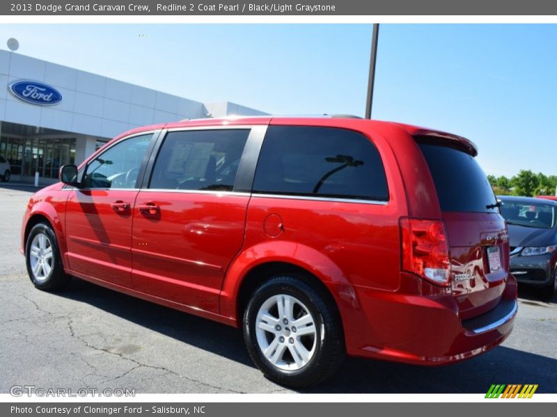 Redline 2 Coat Pearl / Black/Light Graystone 2013 Dodge Grand Caravan Crew
