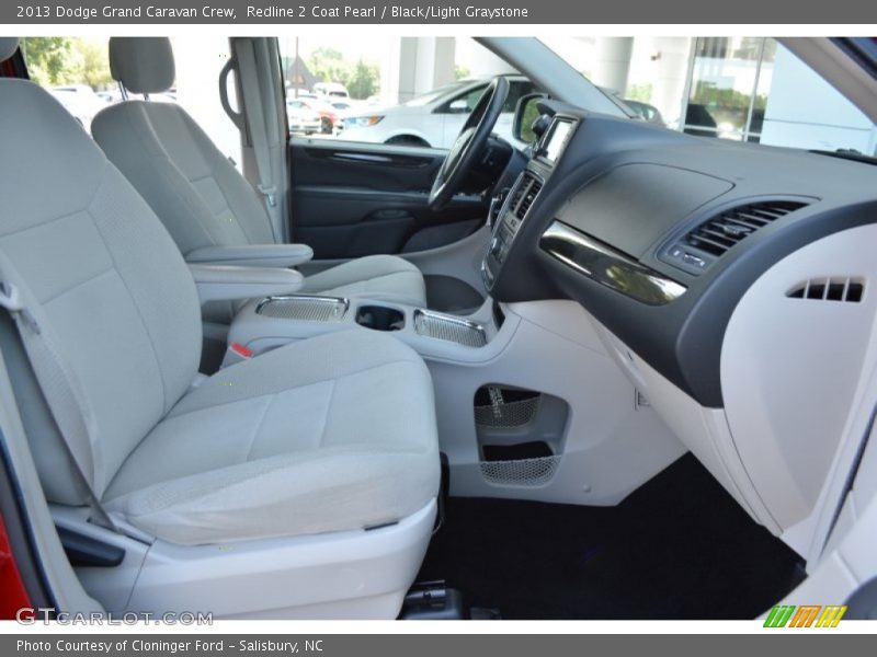 Redline 2 Coat Pearl / Black/Light Graystone 2013 Dodge Grand Caravan Crew