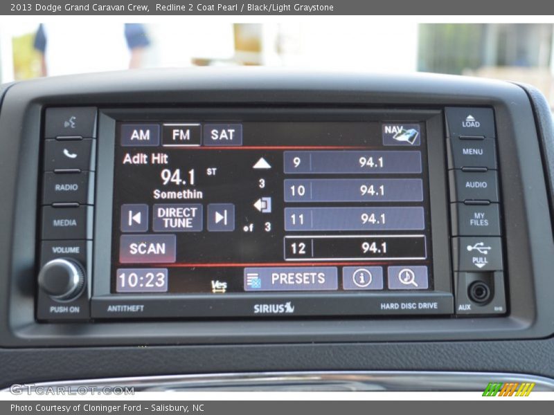 Redline 2 Coat Pearl / Black/Light Graystone 2013 Dodge Grand Caravan Crew