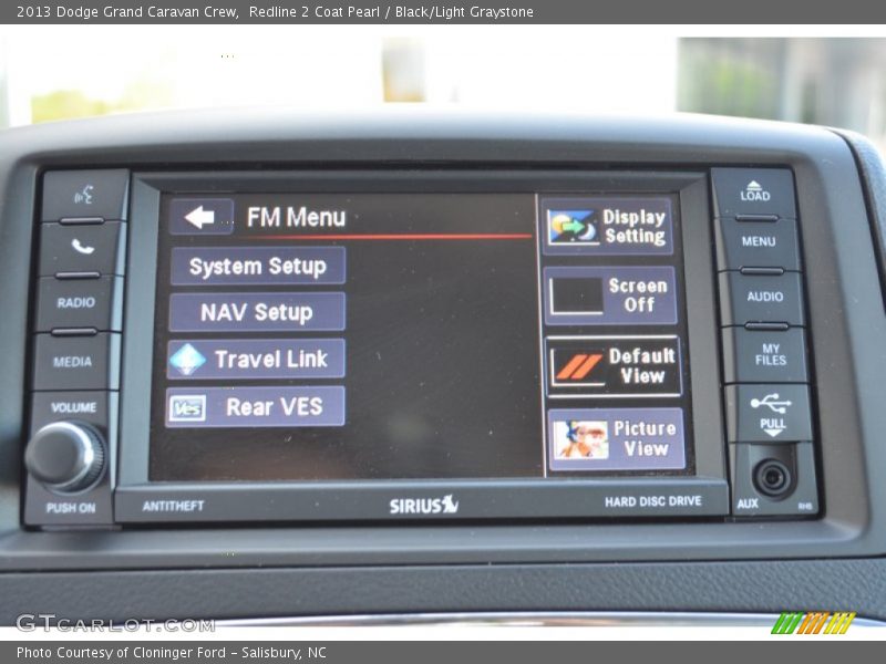 Redline 2 Coat Pearl / Black/Light Graystone 2013 Dodge Grand Caravan Crew