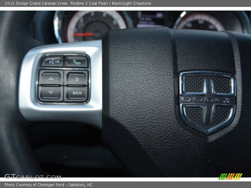 Redline 2 Coat Pearl / Black/Light Graystone 2013 Dodge Grand Caravan Crew