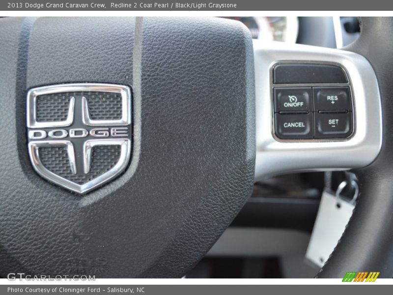 Redline 2 Coat Pearl / Black/Light Graystone 2013 Dodge Grand Caravan Crew
