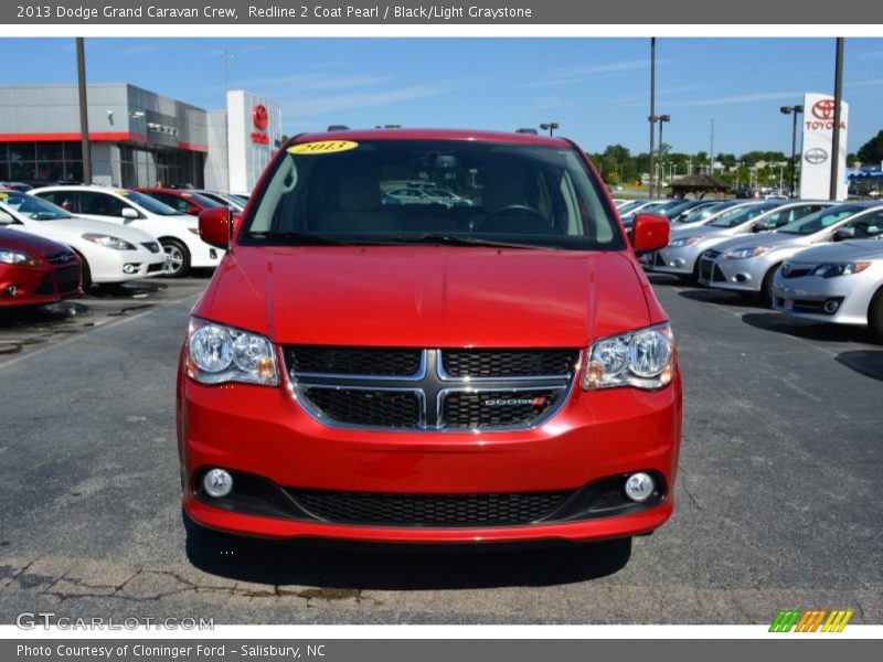 Redline 2 Coat Pearl / Black/Light Graystone 2013 Dodge Grand Caravan Crew