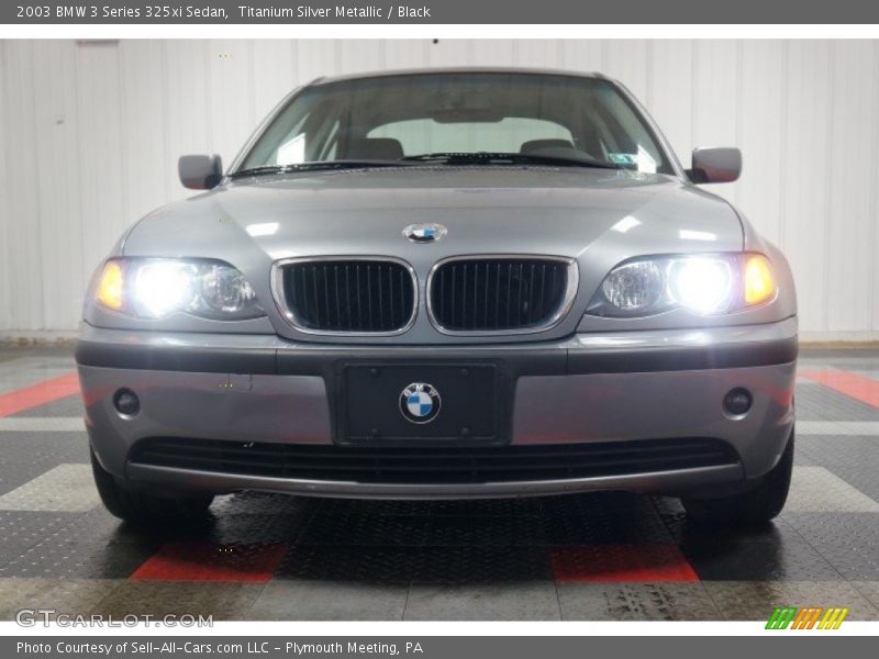 Titanium Silver Metallic / Black 2003 BMW 3 Series 325xi Sedan