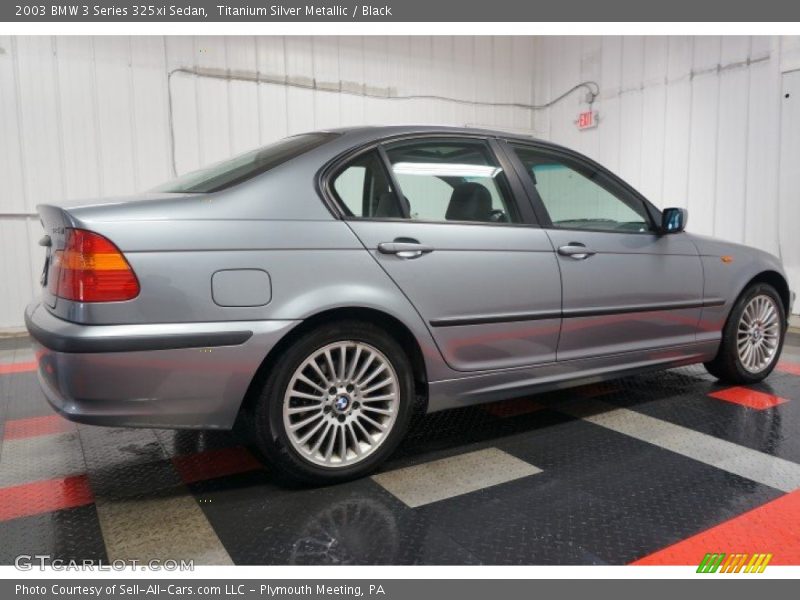 Titanium Silver Metallic / Black 2003 BMW 3 Series 325xi Sedan