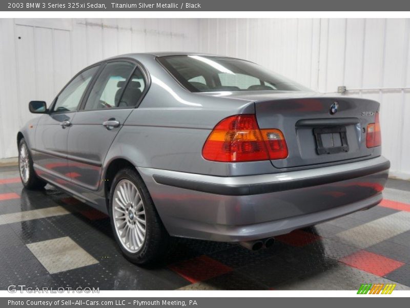 Titanium Silver Metallic / Black 2003 BMW 3 Series 325xi Sedan