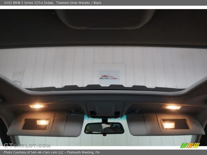 Titanium Silver Metallic / Black 2003 BMW 3 Series 325xi Sedan