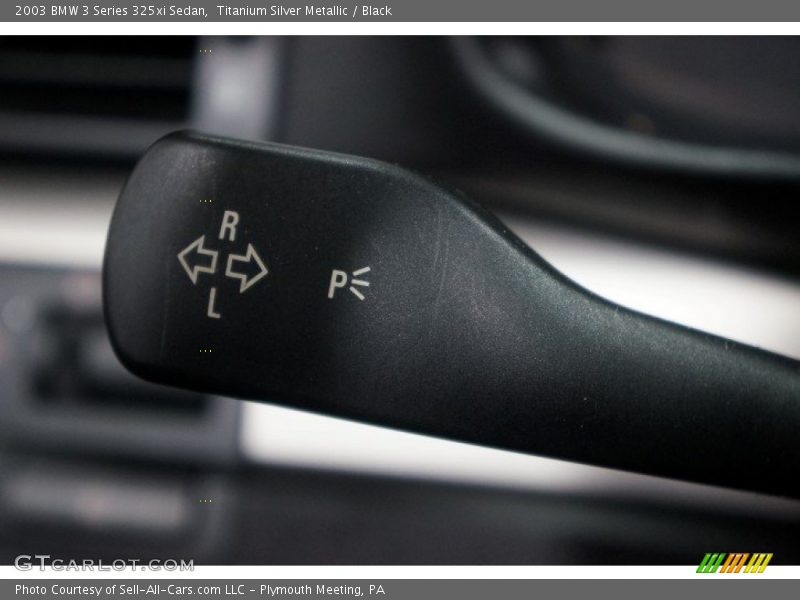Titanium Silver Metallic / Black 2003 BMW 3 Series 325xi Sedan