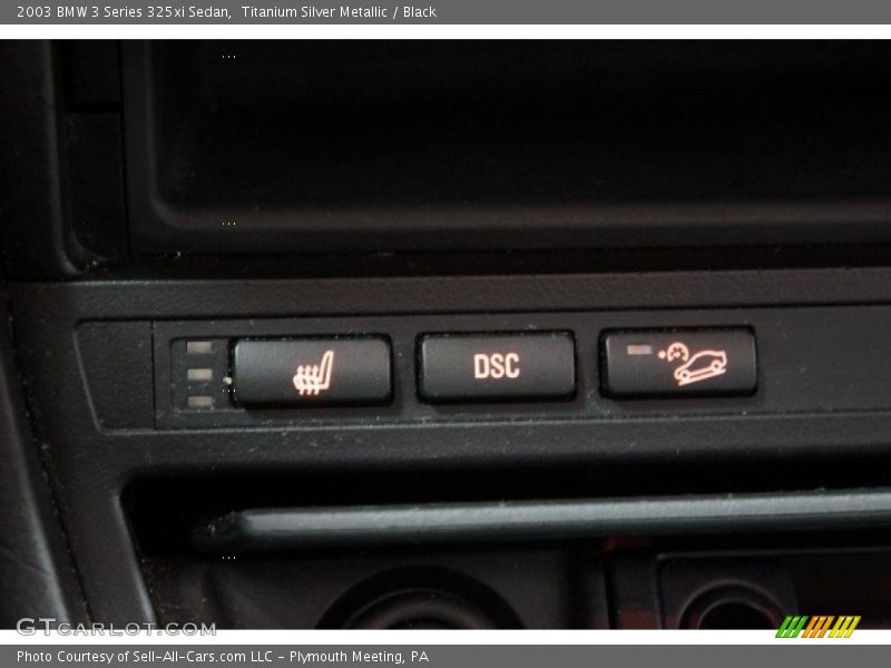 Titanium Silver Metallic / Black 2003 BMW 3 Series 325xi Sedan