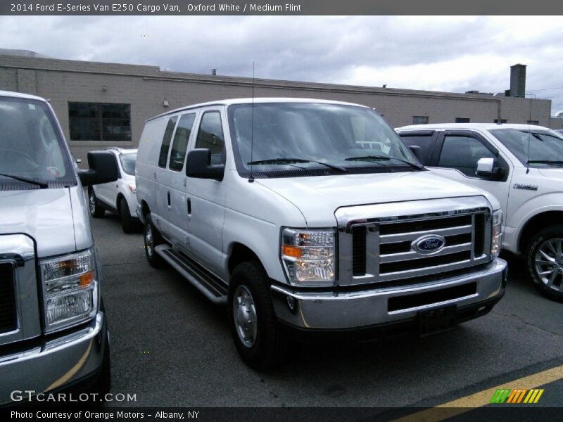 Oxford White / Medium Flint 2014 Ford E-Series Van E250 Cargo Van