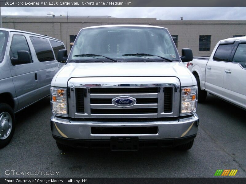 Oxford White / Medium Flint 2014 Ford E-Series Van E250 Cargo Van