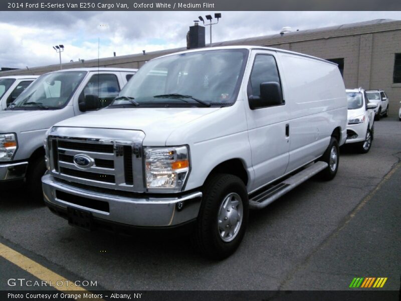Oxford White / Medium Flint 2014 Ford E-Series Van E250 Cargo Van