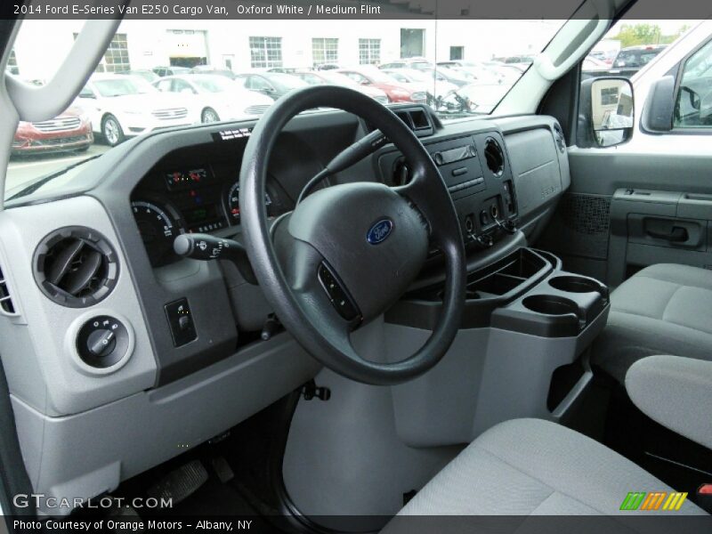 Oxford White / Medium Flint 2014 Ford E-Series Van E250 Cargo Van