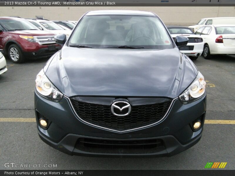 Metropolitan Gray Mica / Black 2013 Mazda CX-5 Touring AWD