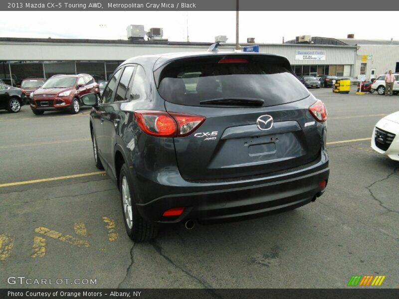 Metropolitan Gray Mica / Black 2013 Mazda CX-5 Touring AWD