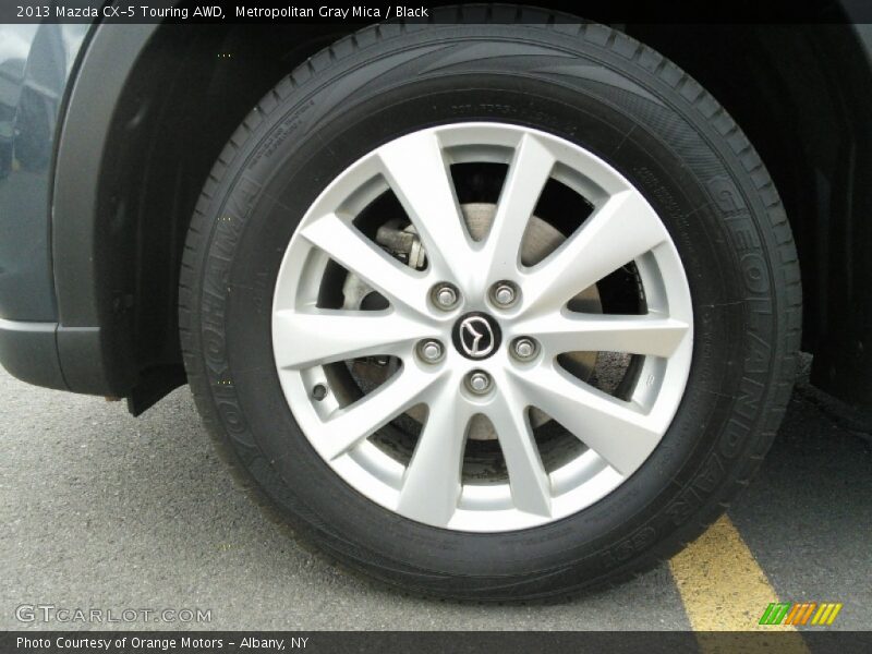 Metropolitan Gray Mica / Black 2013 Mazda CX-5 Touring AWD